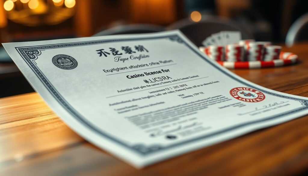 ใบอนุญาตคาสิโน